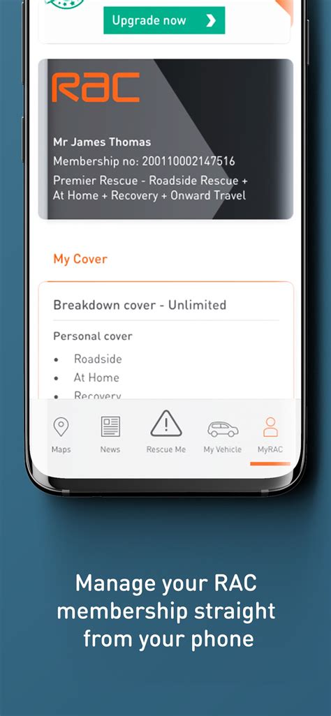 Download the myRAC app .